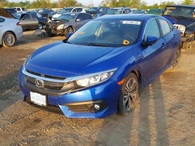 19XFC1F77HE006232 - 2017 HONDA CIVIC EXL 蓝色 照片 2