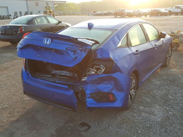 19XFC1F77HE006232 - 2017 HONDA CIVIC EXL 蓝色 照片 4