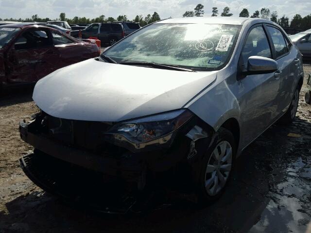 5YFBURHE4GP537391 - 2016 TOYOTA COROLLA L SILVER photo 2