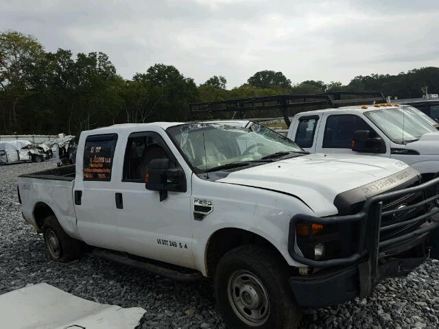 1FTSW21598ED89541 - 2008 FORD F250 SUPER WHITE photo 9