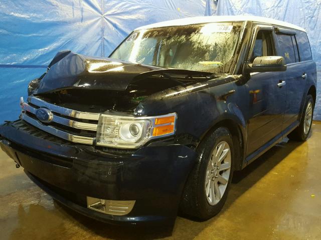 2FMEK62C29BA42106 - 2009 FORD FLEX SEL BLUE photo 2