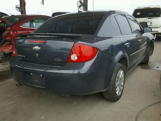 1G1AT58H797177273 - 2009 CHEVROLET COBALT LT GRAY photo 4