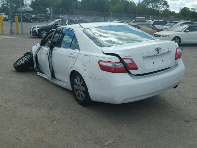 4T1BE46K09U812572 - 2009 TOYOTA CAMRY BASE WHITE photo 3