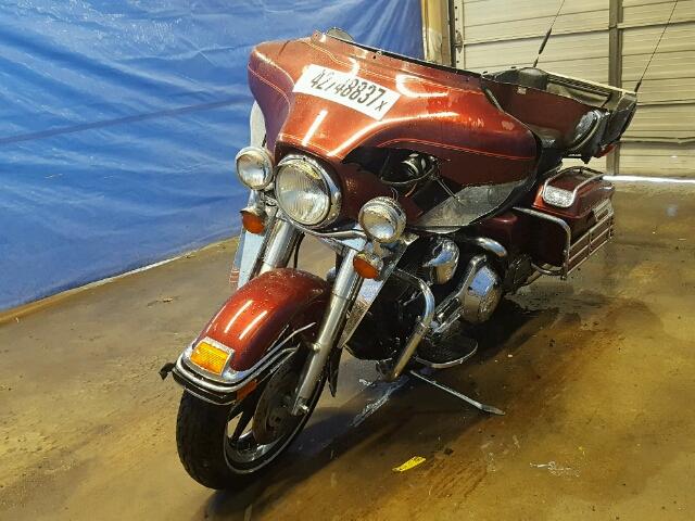 1HD1FCW19YY603366 - 2000 HARLEY-DAVIDSON FLHTCUI MAROON photo 2