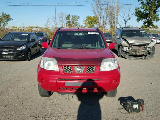 JN8BT08T95W001171 - 2005 NISSAN X-TRAIL XE RED photo 10