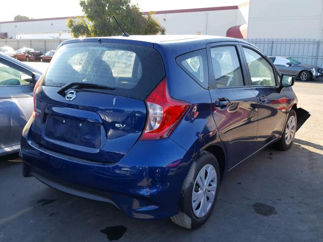 3N1CE2CP9JL369417 - 2018 NISSAN VERSA NOTE BLUE photo 4