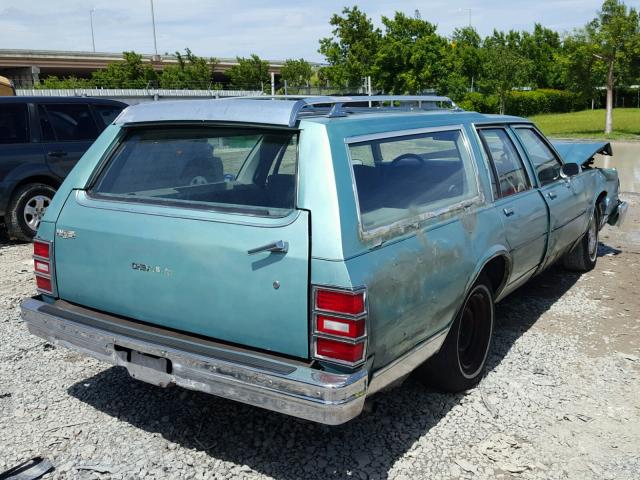 2G1AN35H3C1215573 - 1982 CHEVROLET CAPRICE CL 绿色 照片 4