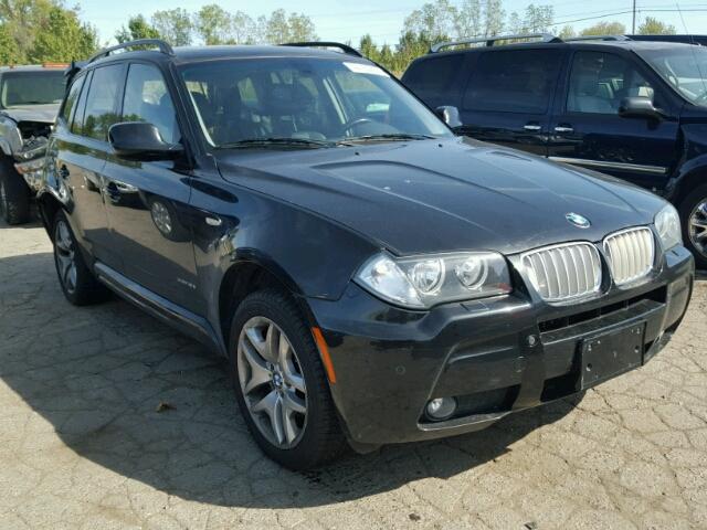 WBXPC9C42AWJ39170 - 2010 BMW X3 XDRIVE3 BLACK photo 1