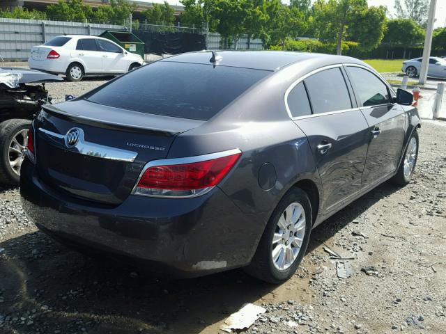 1G4GD5GR9CF322329 - 2012 BUICK LACROSSE P GRAY photo 4