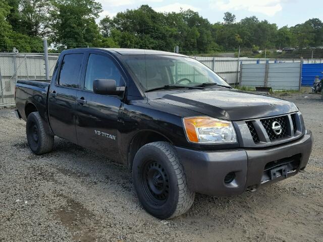 1N6AA07CX8N322321 - 2008 NISSAN TITAN XE BLACK photo 1