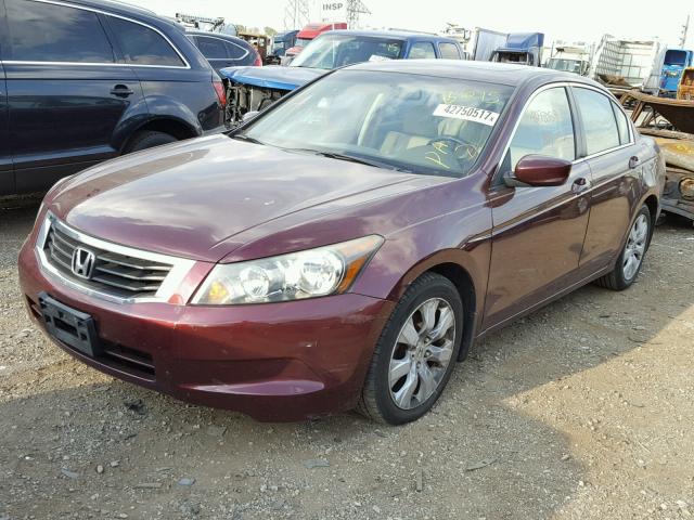 1HGCP2F80AA153587 - 2010 HONDA ACCORD EXL MAROON photo 2