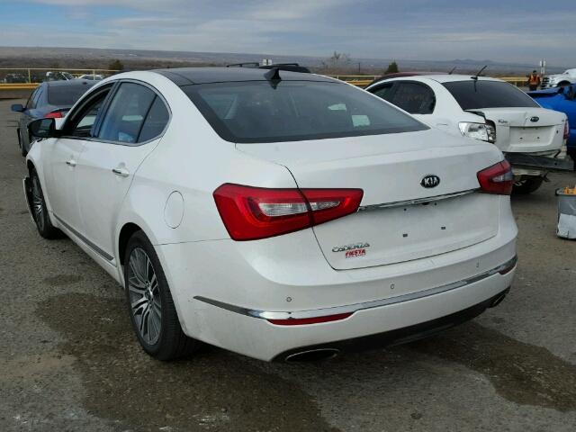 KNALN4D79G5201354 - 2016 KIA CADENZA LU WHITE photo 3