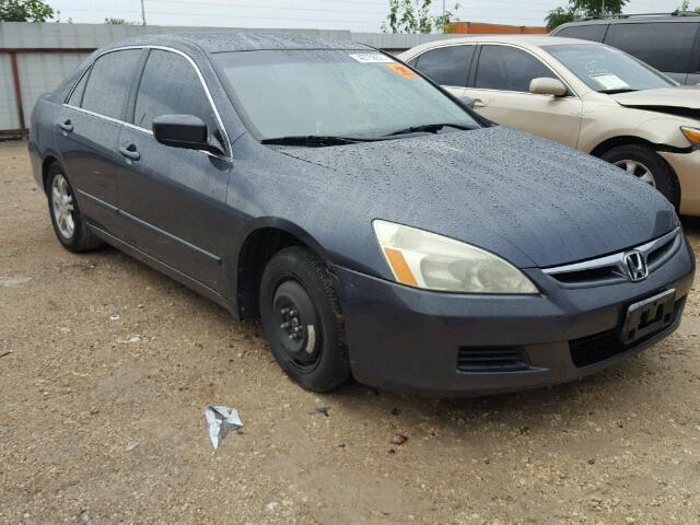 1HGCM56337A208198 - 2007 HONDA ACCORD SE GRAY photo 1