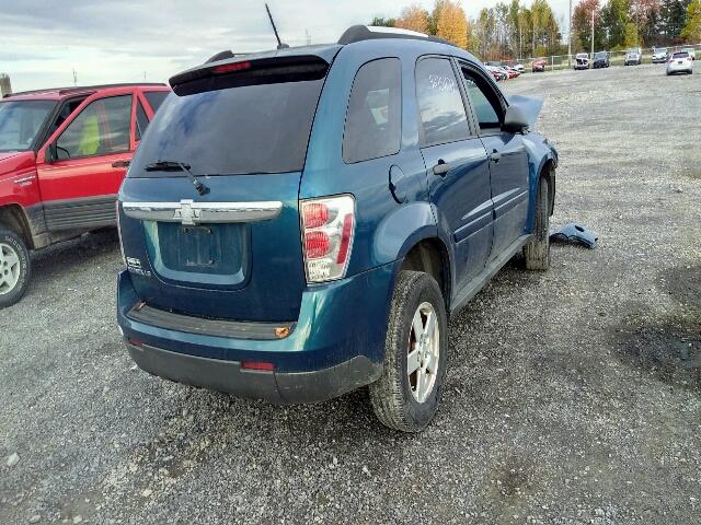 2CNDL13F876109219 - 2007 CHEVROLET EQUINOX LS BLUE photo 4