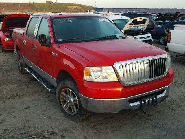 1FTRW12WX6KD07041 - 2006 FORD F150 RED photo 1