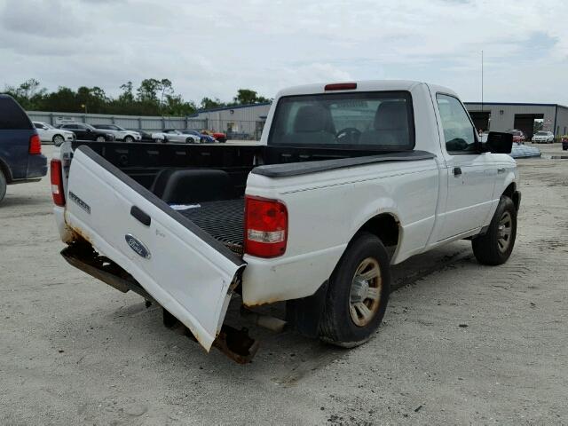 1FTKR1AD9BPA45387 - 2011 FORD RANGER WHITE photo 4