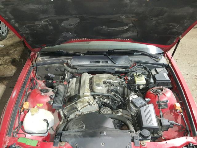 WBABE5311PJA04784 - 1993 BMW 318 IS RED photo 7
