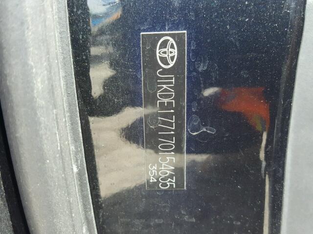 JTKDE177170154635 - 2007 TOYOTA SCION TC 黑色 照片 10