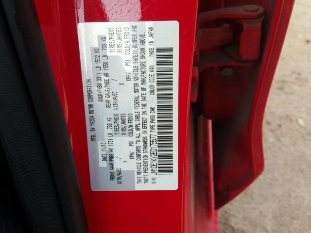 JM1DE1KY2E0175577 - 2014 MAZDA MAZDA2 SPO 红色 照片 10