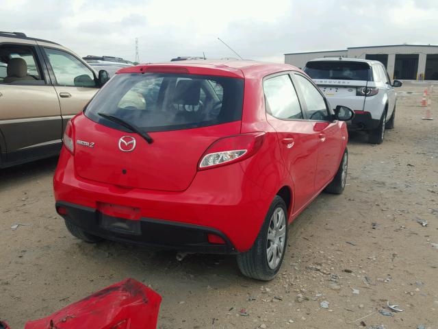 JM1DE1KY2E0175577 - 2014 MAZDA MAZDA2 SPO 红色 照片 4