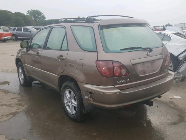 JT6HF10U1X0042611 - 1999 LEXUS RX 300 BROWN photo 3