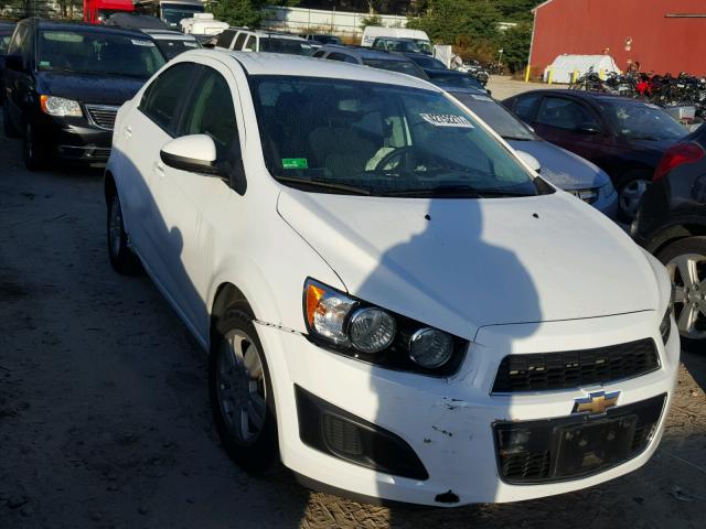 1G1JC5SH2E4184412 - 2014 CHEVROLET SONIC WHITE photo 1