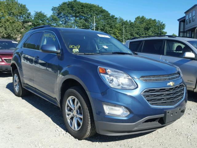 2GNFLFEK6H6180531 - 2017 CHEVROLET EQUINOX LT BLUE photo 1