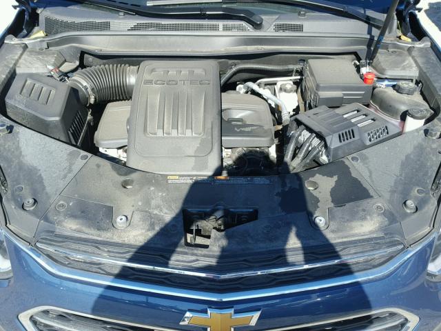 2GNFLFEK6H6180531 - 2017 CHEVROLET EQUINOX LT BLUE photo 7