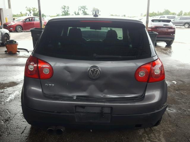 WVWEV71K38W315917 - 2008 VOLKSWAGEN GTI GRAY photo 9