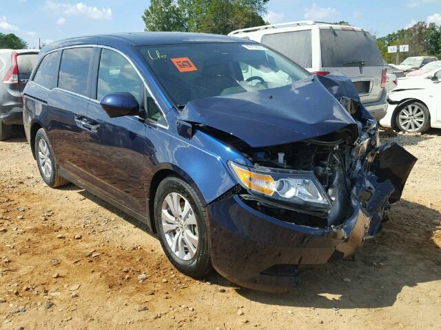 5FNRL5H69GB064814 - 2016 HONDA ODYSSEY EX BLUE photo 1