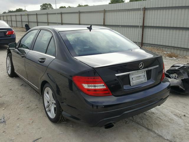 WDDGF4HB7CA640981 - 2012 MERCEDES-BENZ C 250 BLACK photo 3