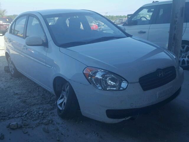 KMHCN4AC8AU480454 - 2010 HYUNDAI ACCENT GLS WHITE photo 1