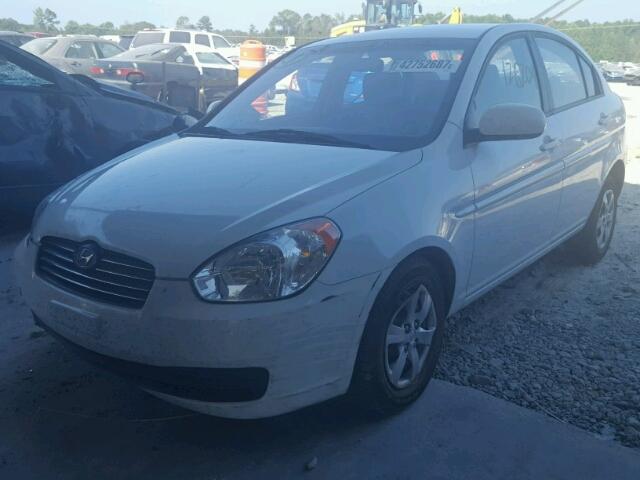 KMHCN4AC8AU480454 - 2010 HYUNDAI ACCENT GLS WHITE photo 2