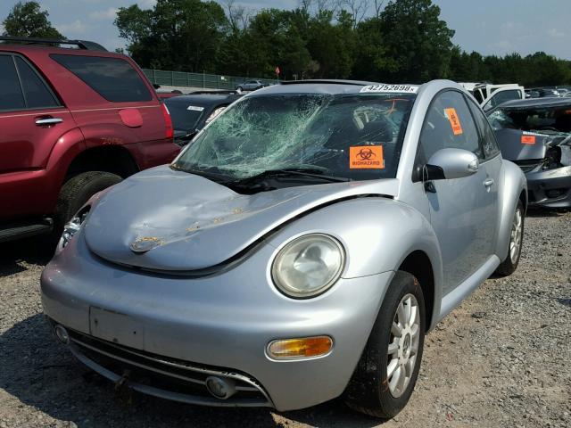 3VWCK31C44M413282 - 2004 VOLKSWAGEN NEW BEETLE Gümüş foto 2