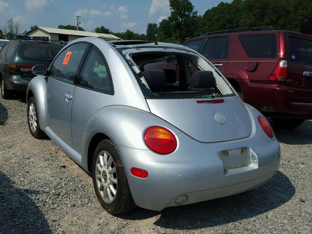 3VWCK31C44M413282 - 2004 VOLKSWAGEN NEW BEETLE Gümüş foto 3