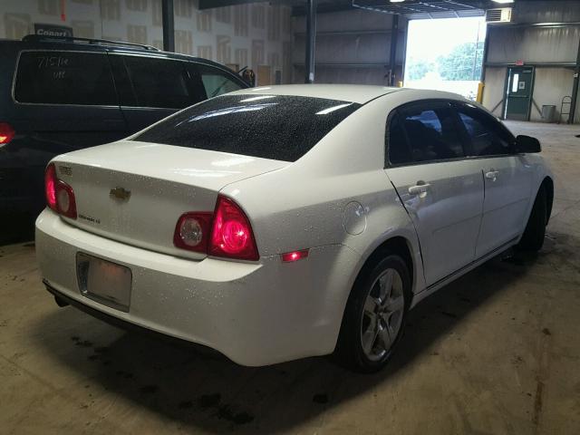 1G1ZC5EB3AF169068 - 2010 CHEVROLET MALIBU 1LT თეთრი ფოტო 4