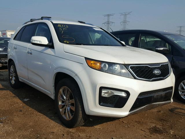 5XYKW4A23CG280073 - 2012 KIA SORENTO SX WHITE photo 1