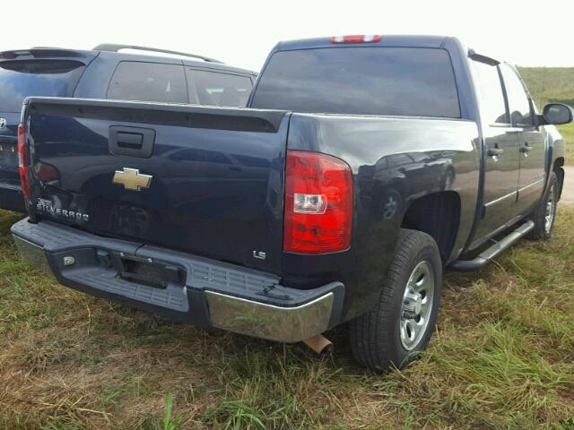 3GCEC13C48G113336 - 2008 CHEVROLET SILVERADO BLUE photo 4