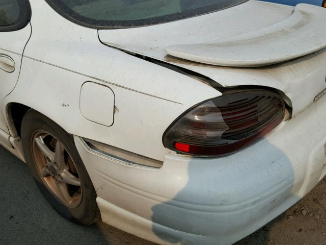 1G2WP52K4YF139725 - 2000 PONTIAC GRAND PRIX თეთრი ფოტო 9