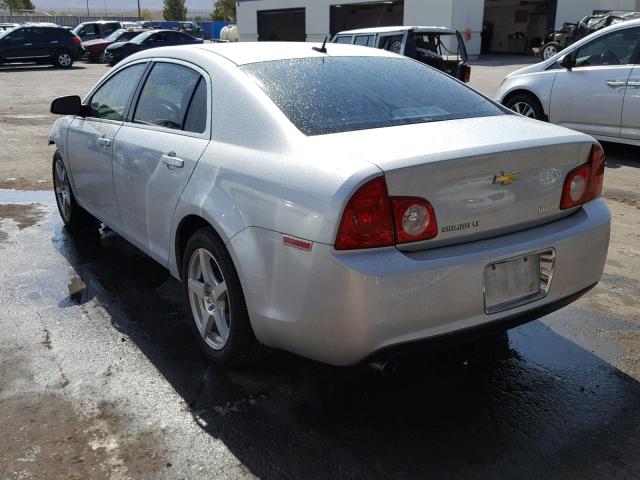 1G1ZC5EB3AF218950 - 2010 CHEVROLET MALIBU 1LT SILVER photo 3