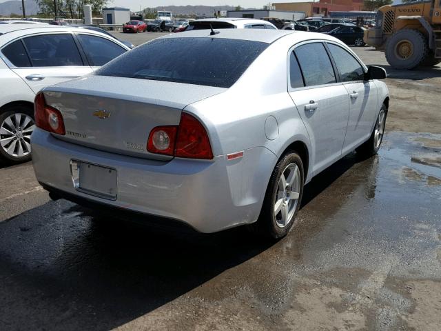 1G1ZC5EB3AF218950 - 2010 CHEVROLET MALIBU 1LT SILVER photo 4