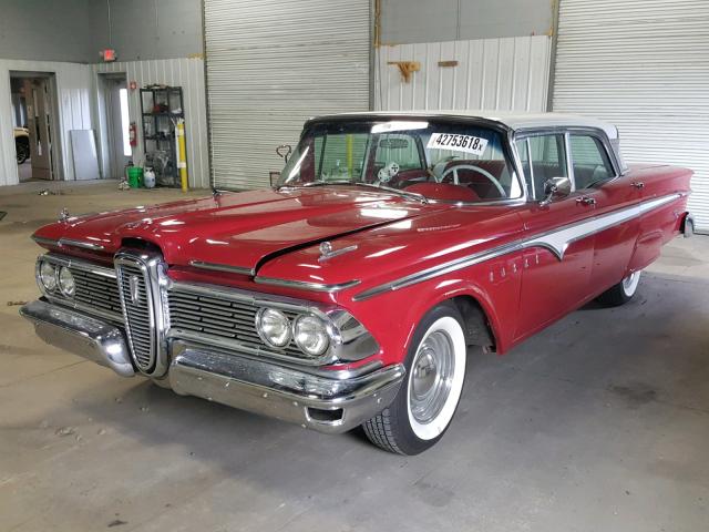 C9UF711157 - 1959 FORD EDSEL RED photo 2