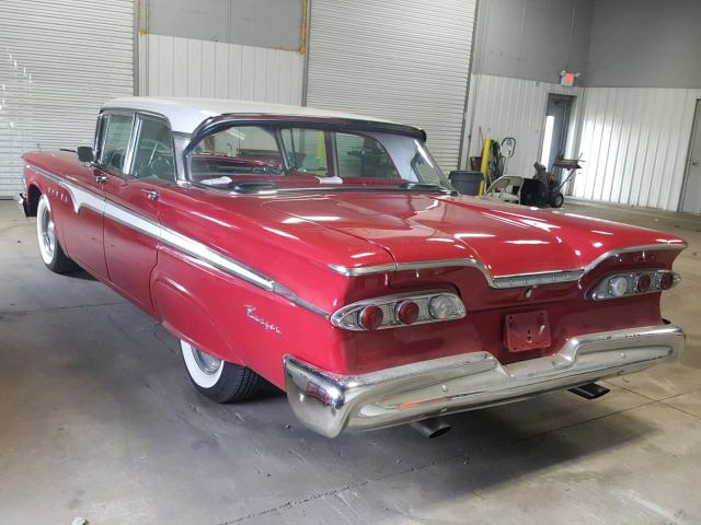 C9UF711157 - 1959 FORD EDSEL RED photo 3