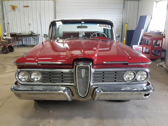 C9UF711157 - 1959 FORD EDSEL RED photo 9