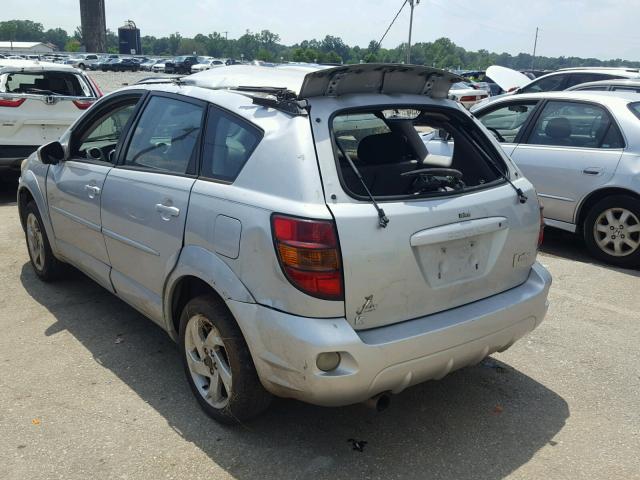 5Y2SL63845Z406290 - 2005 PONTIAC VIBE SILVER photo 3