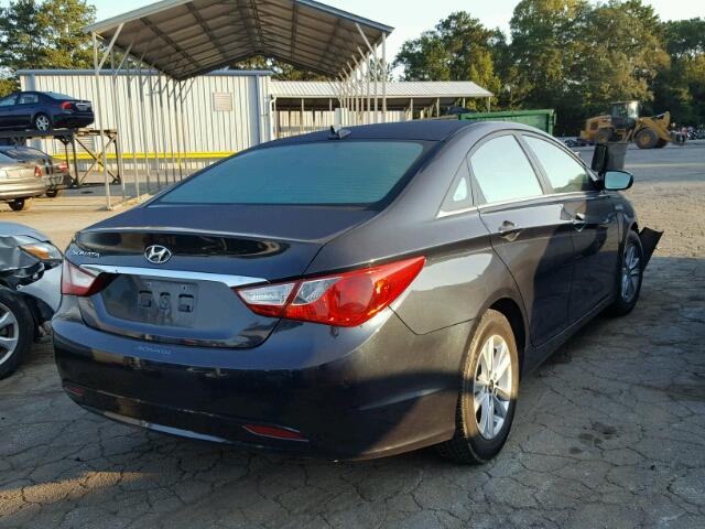 5NPEB4AC9DH617776 - 2013 HYUNDAI SONATA GLS BLUE photo 4