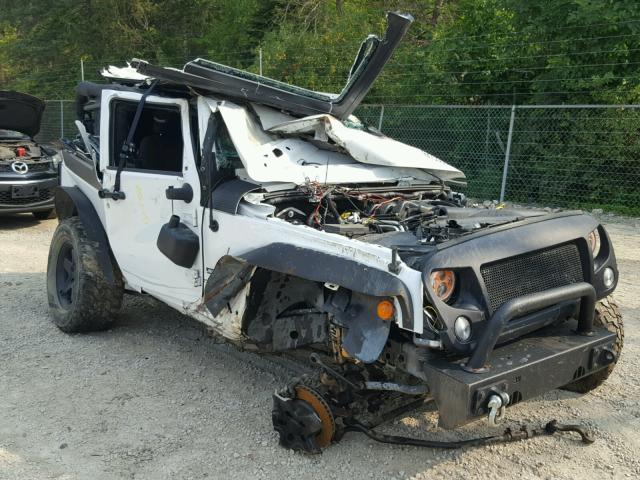 1C4AJWAG7FL610503 - 2015 JEEP WRANGLER S WHITE photo 1