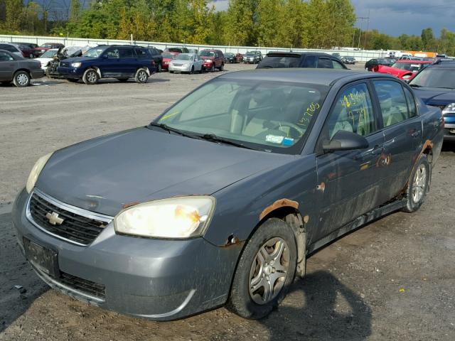 1G1ZS58F07F228992 - 2007 CHEVROLET MALIBU GRAY photo 2