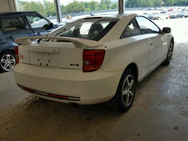 JTDDY32T6Y0006576 - 2000 TOYOTA CELICA WHITE photo 4