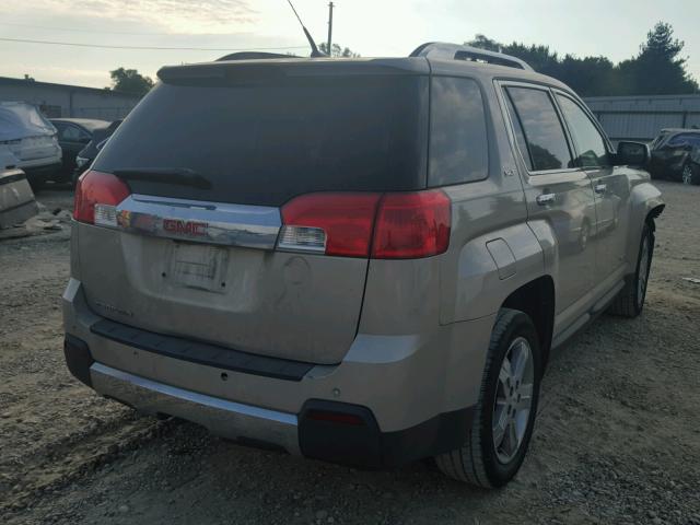 2CTALWEC0B6432877 - 2011 GMC TERRAIN GOLD photo 4